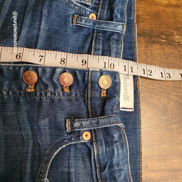 Madewell Jeans 30 Skinny Button Fly 10" High Rise Rosecliff H6319 Tummy Control - Picture 9 of 12